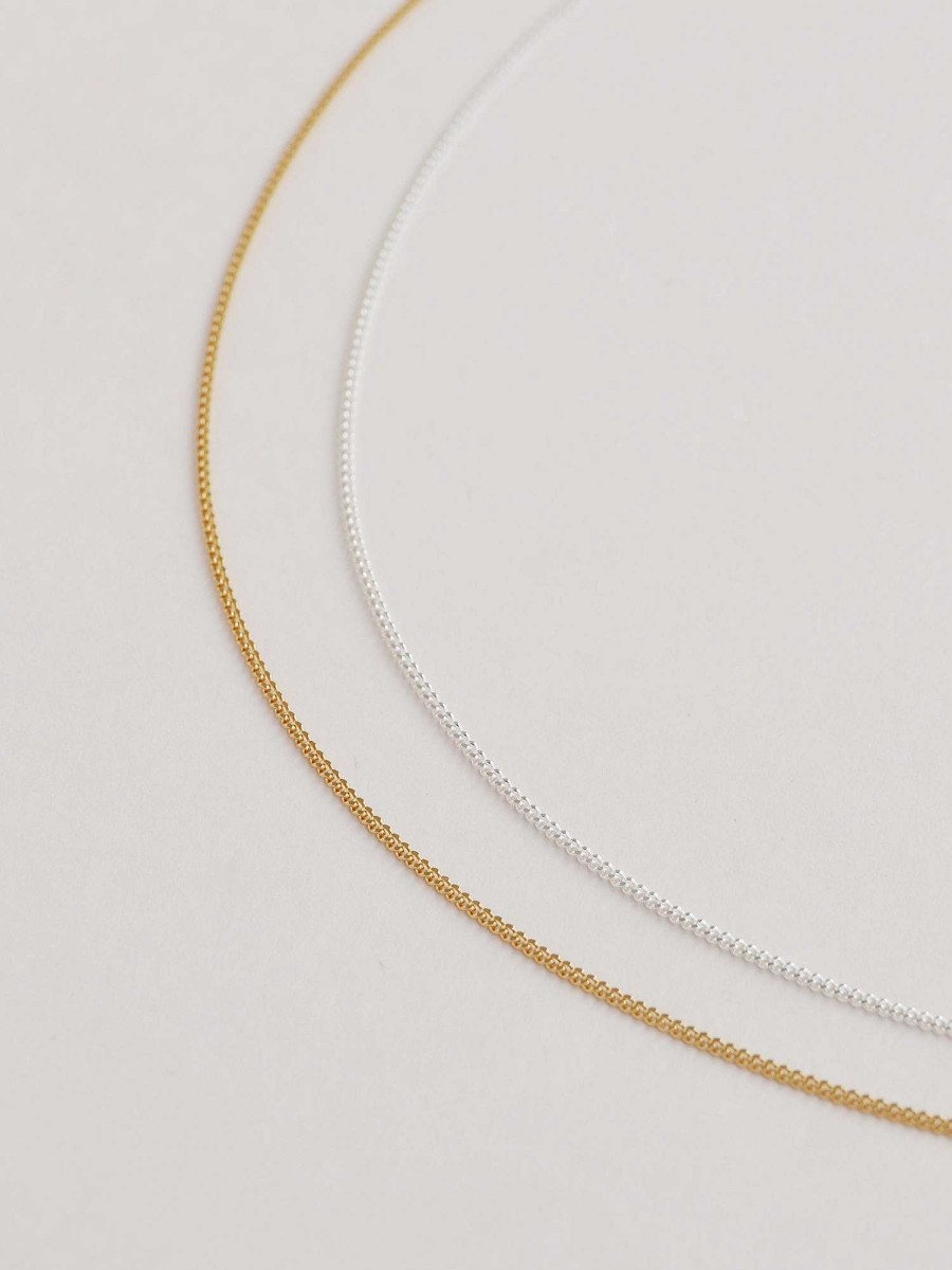 Necklaces Wolf & Moon  | Fine Curb Chain