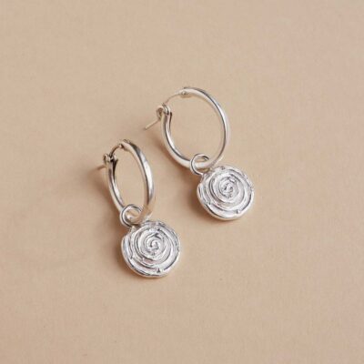 Earrings Wolf & Moon  | Pastry Hoops – Seconds – Individual Charms